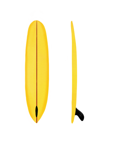 Single Fin Yellow