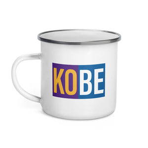 Kobe Lakers + Dodgers '20 Champs Enamel Mug