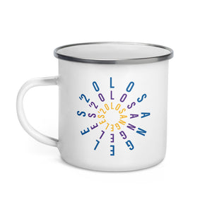 Los Angeles Lakers + Dodgers '20 Champs Enamel Mug