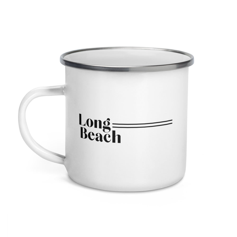 Long Beach Enamel Mug