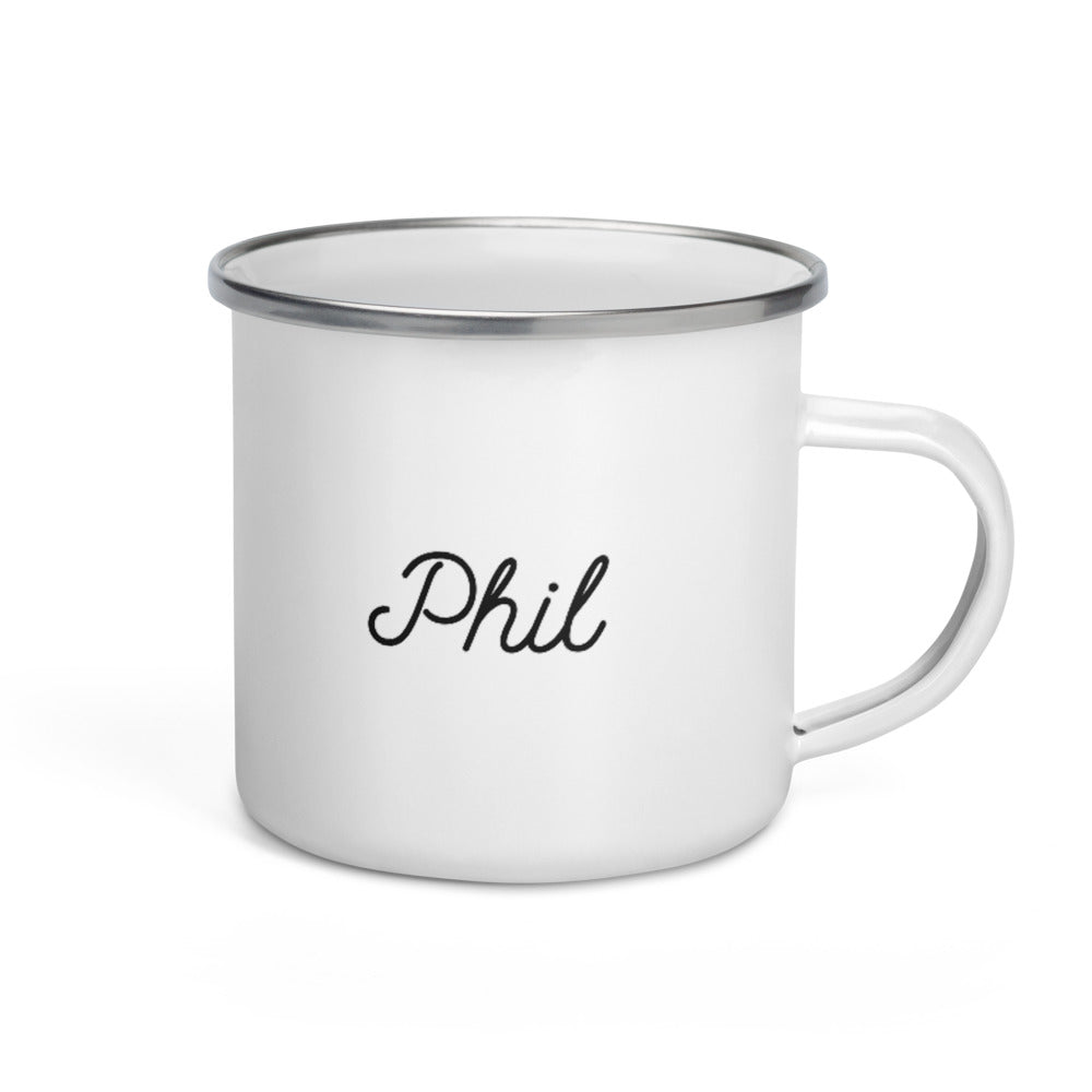 Phil. Enamel Mug