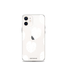 Simple Monstera iPhone Case - White
