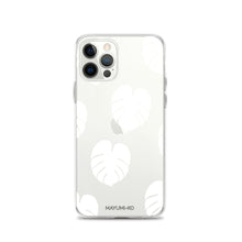 Simple Monstera iPhone Case - White