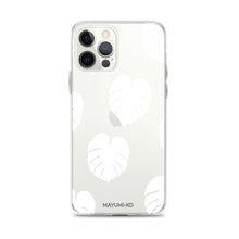 Simple Monstera iPhone Case - White