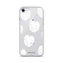 Simple Monstera iPhone Case - White