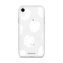 Simple Monstera iPhone Case - White