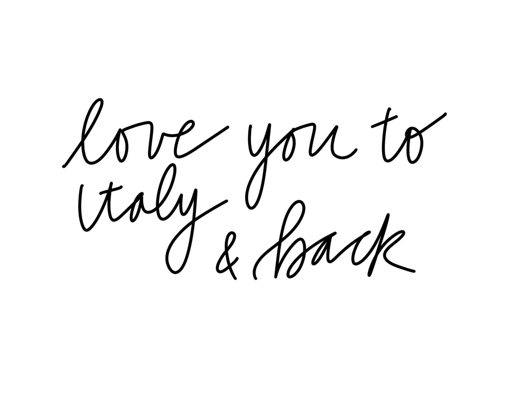 Italy & Back