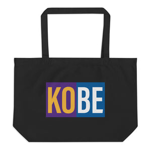 Kobe Lakers + Dodgers '20 Champs Large Tote Bag