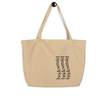 Bridesmaid Large organic tote bag