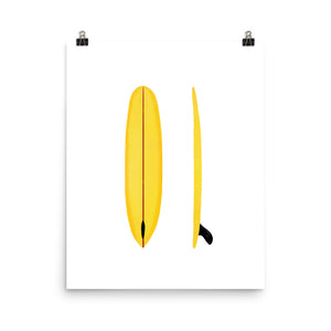 Single Fin Yellow - Large