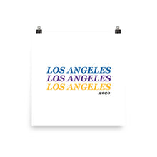 Lakers + Dodgers '20 Los Angeles x3 Print