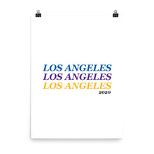 Lakers + Dodgers '20 Los Angeles x3 Print