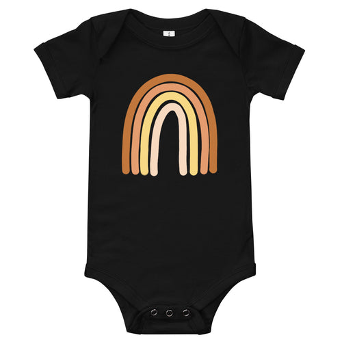 Warm Rainbow Baby Onesie