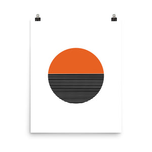 Modern Horizon Orange - Large