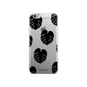 Simple Monstera iPhone Case