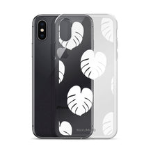 Simple Monstera iPhone Case - White