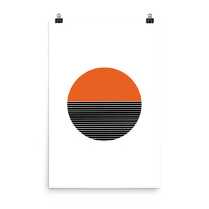 Modern Horizon Orange - Large