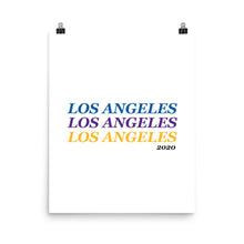 Lakers + Dodgers '20 Los Angeles x3 Print