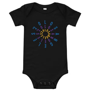Lakers + Dodgers Los Angeles '20 Baby Onesie
