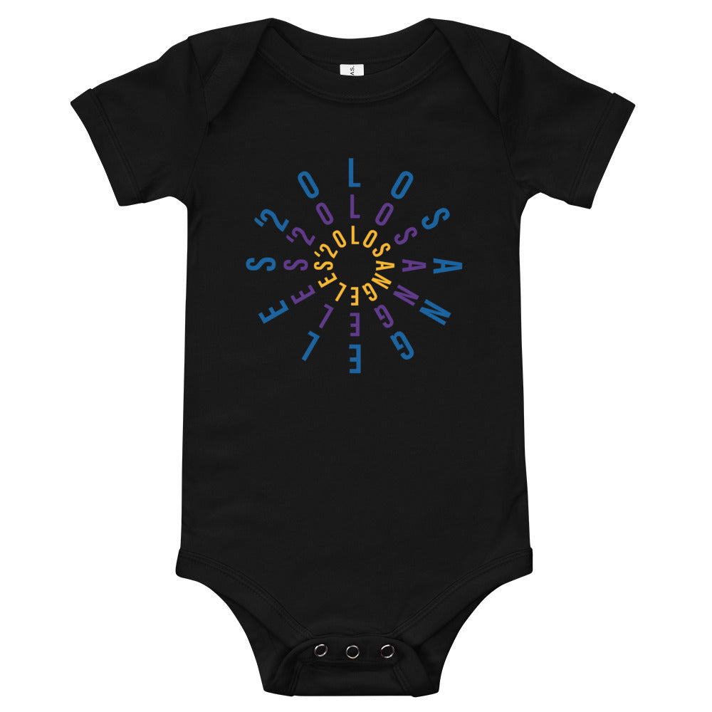 Lakers + Dodgers Los Angeles '20 Baby Onesie