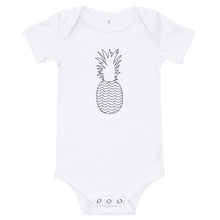 Wavy Pineapple Baby Onesie