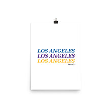 Lakers + Dodgers '20 Los Angeles x3 Print