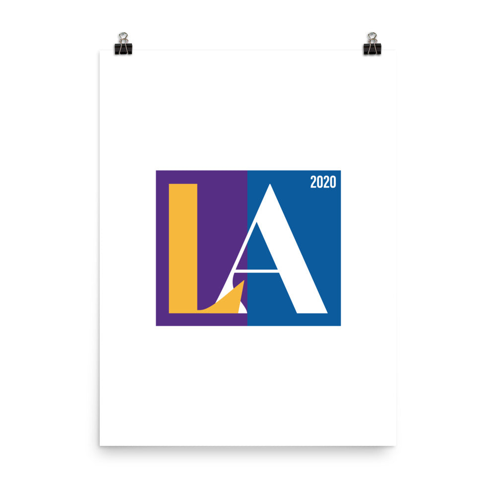 Lakers + Dodgers '20 LA Print