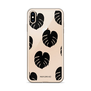 Simple Monstera iPhone Case