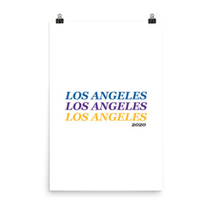 Lakers + Dodgers '20 Los Angeles x3 Print