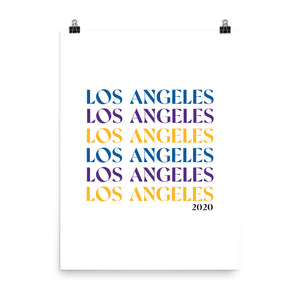 Lakers + Dodgers Los Angeles '20 Print