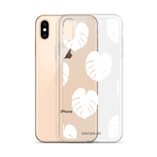 Simple Monstera iPhone Case - White
