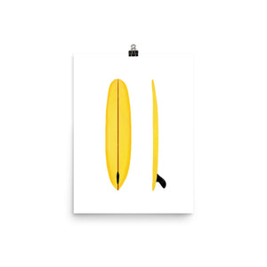 Single Fin Yellow - Large