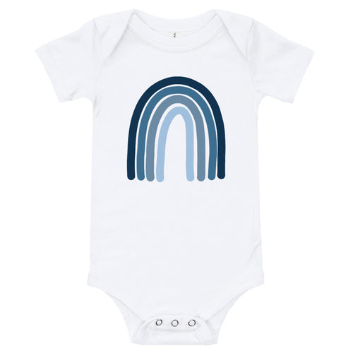 Rainbow Blues Baby Onesie