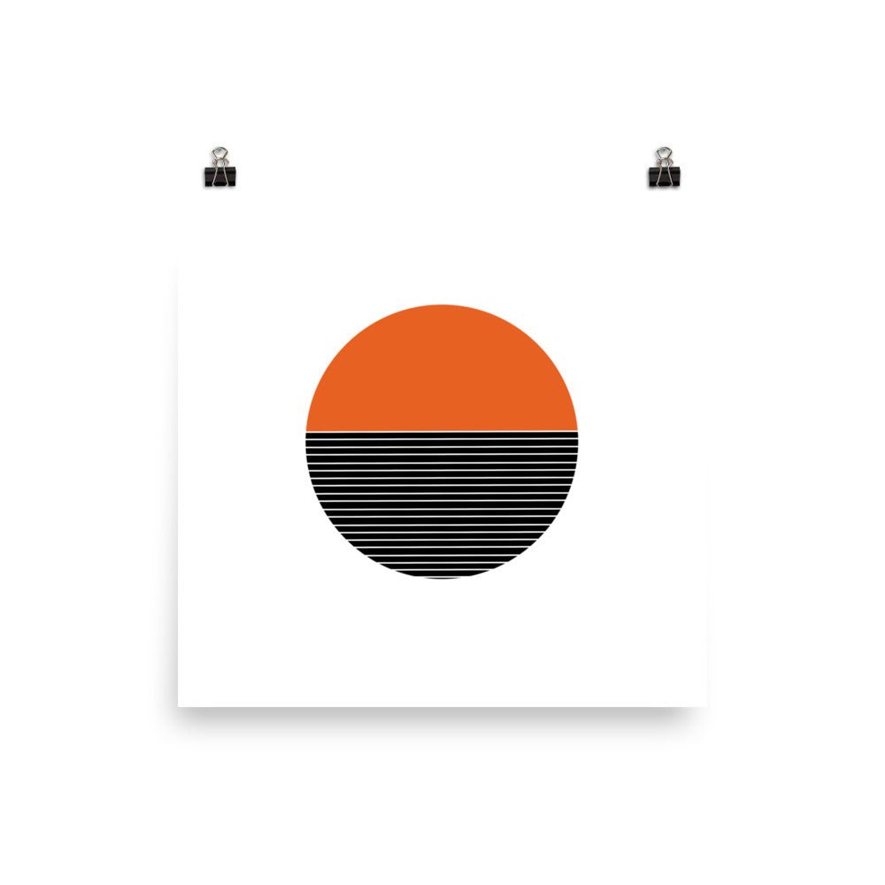 Modern Horizon Orange - Large