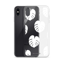 Simple Monstera iPhone Case - White