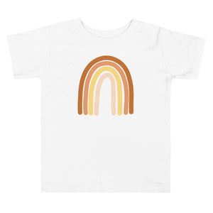 Warm Rainbow Toddler Short Sleeve Tee