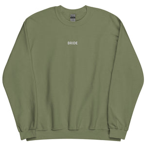 Bride Minimalist Embroidered Unisex Sweatshirt