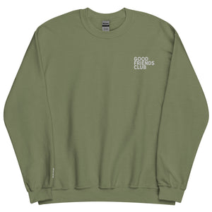 Good Friends Club + Bride Embroidered Unisex Sweatshirt